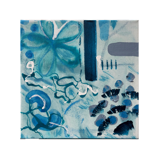 Lost and Found - 8 x 8" Work on Canvas